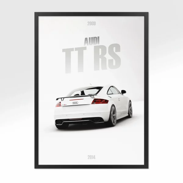 Poster Audi TT RS – Vue arrière