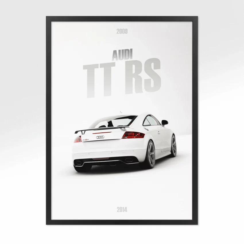 Poster Audi TT RS - Vue arrière