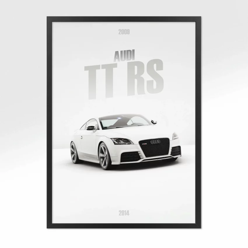 Poster Audi TT RS - Vue avant