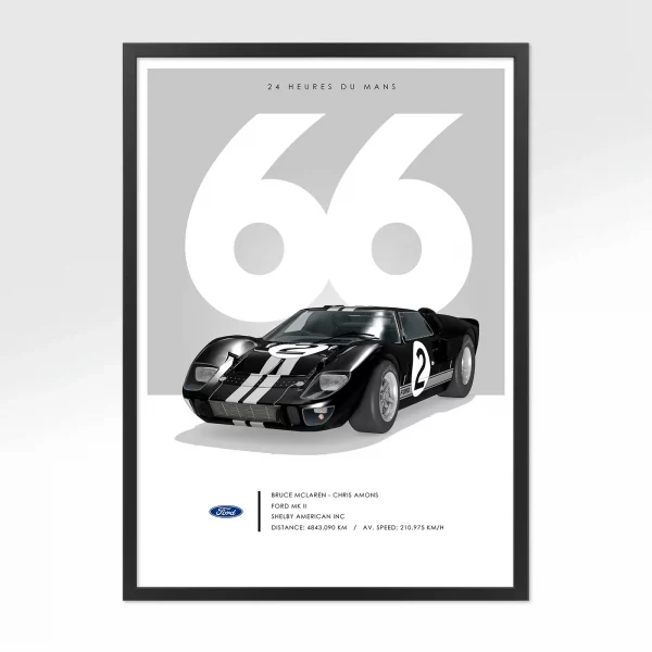 Poster 24 heures – Le Mans 1966