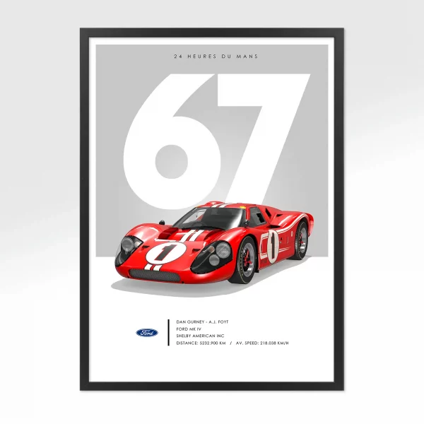 Poster 24 heures – Le Mans 1967