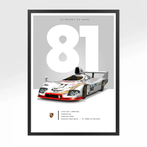 Poster 24 heures – Le Mans 1981
