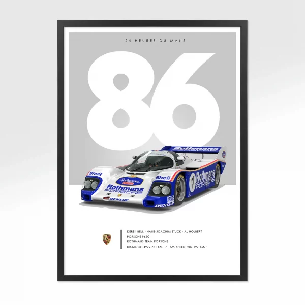 Poster 24 heures – Le Mans 1986