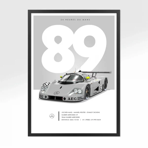 Poster 24 heures – Le Mans 1989