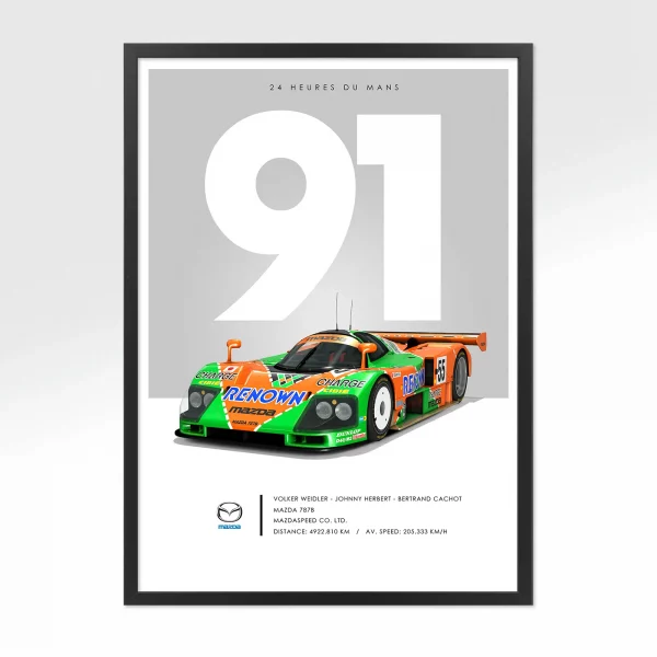 Poster 24 heures – Le Mans 1991