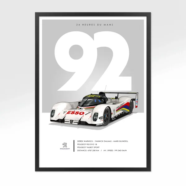 Poster 24 heures – Le Mans 1992