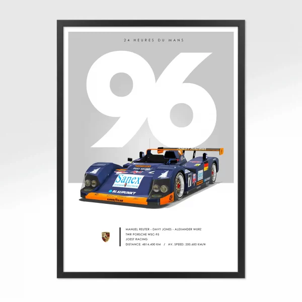 Poster 24 heures – Le Mans 1996