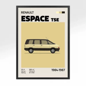 poster youngtimer renault espace