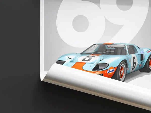 Poster 24 heures – Le Mans 1969