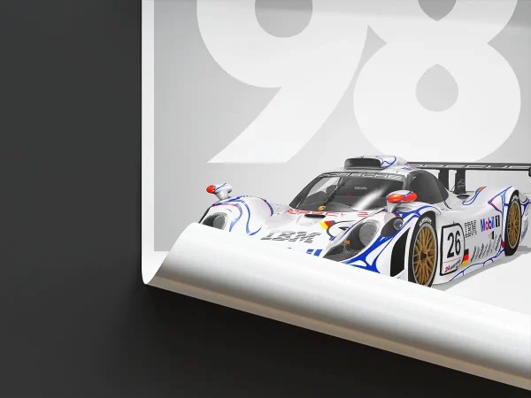 Poster 24 heures – Le Mans 1998