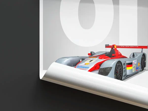 Poster 24 heures – Le Mans 2001