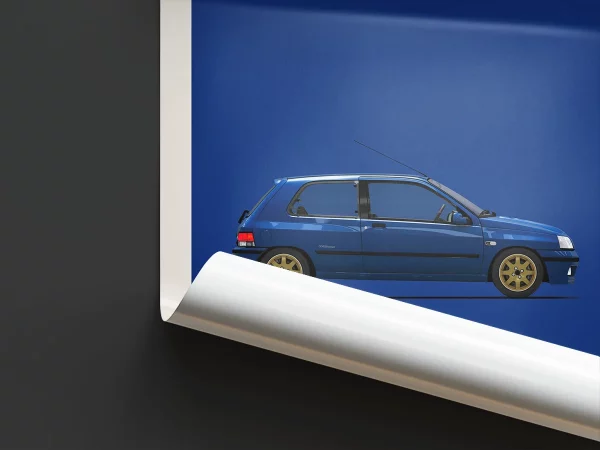 Poster Youngtimer – Renault Clio Williams