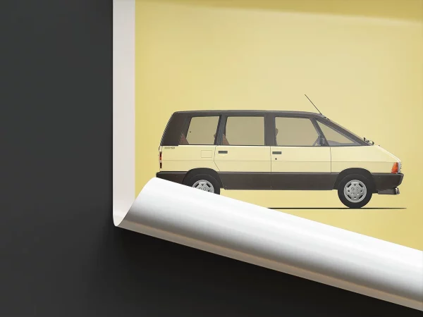 Poster Youngtimer – Renault Espace TSE