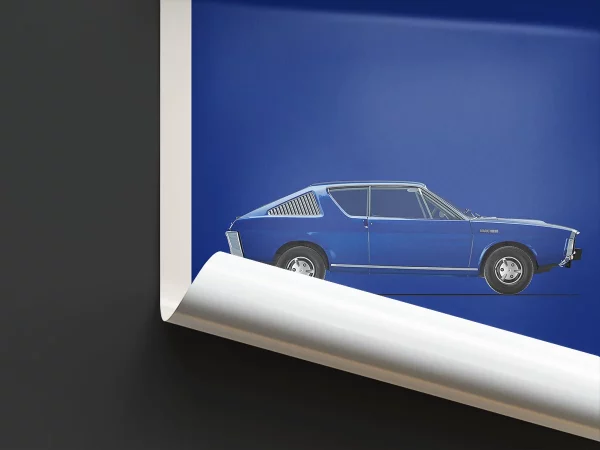 Poster Youngtimer – Renault R17 TL