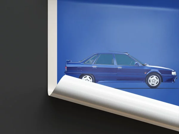 Poster Youngtimer – Renault R21 Turbo