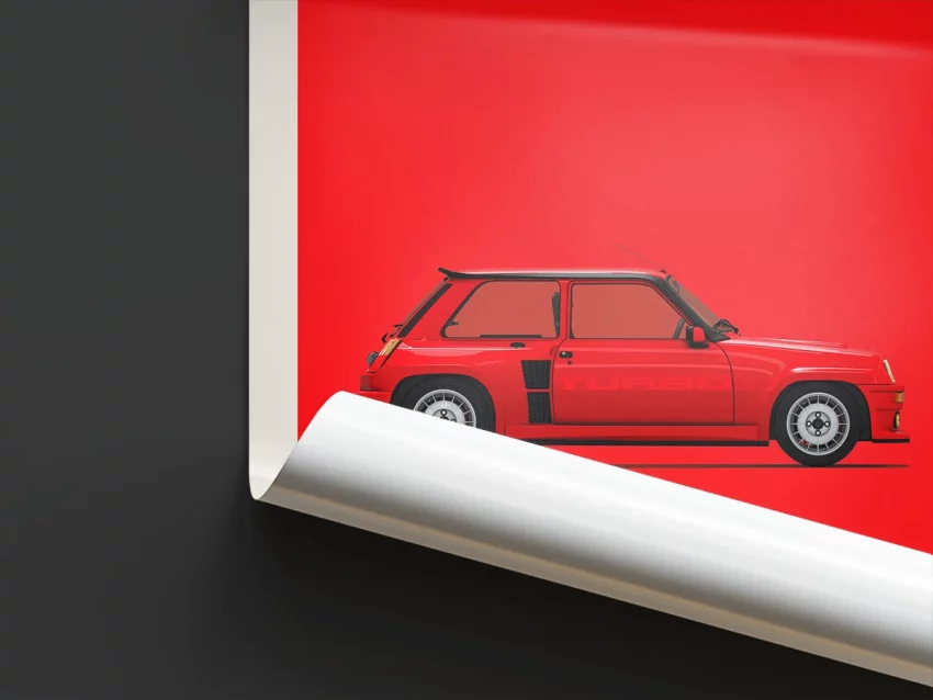 Poster Youngtimer - Renault R5 Turbo – Image 2