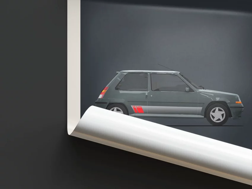 Poster Youngtimer - Renault SuperCinq GT Turbo – Image 2