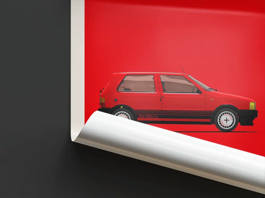 Poster Youngtimer - Uno Turbo – Image 2