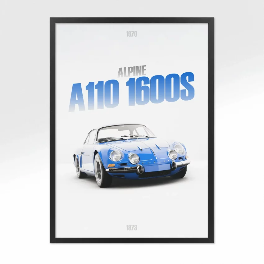 Poster Alpine A110 1600S - Vue avant