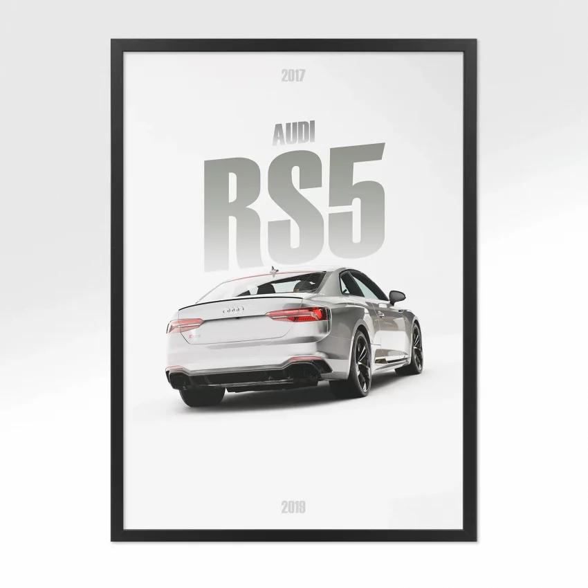 Poster Audi RS5 - Vue arrière