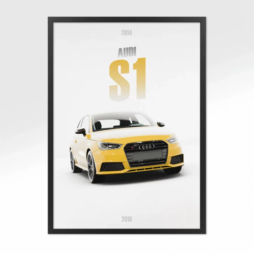 Poster Audi S1 - Vue avant