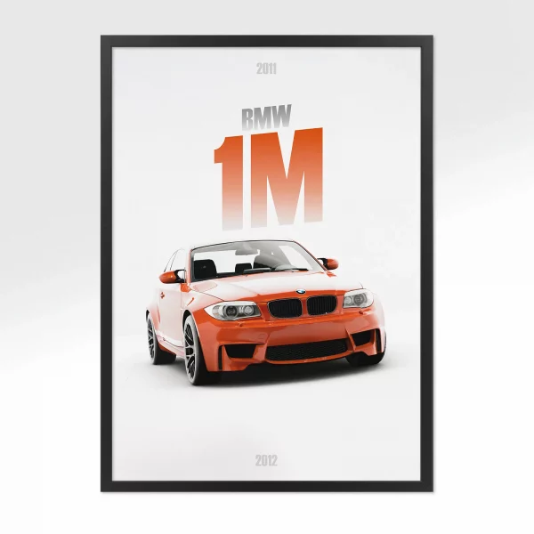 Poster BMW 1M Coupé – Vue avant