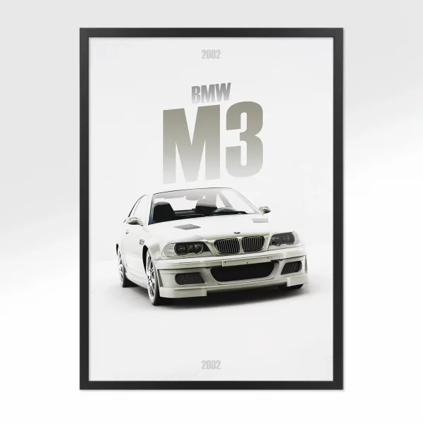 Poster BMW M3 GTR – Vue avant