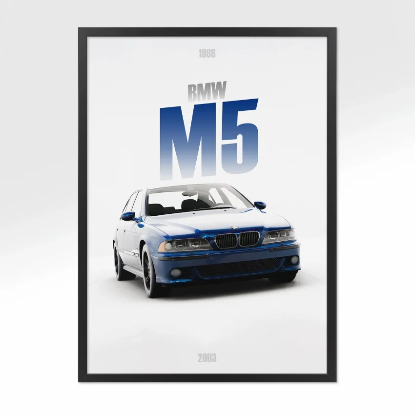 Poster BMW M5 1998 - Vue avant