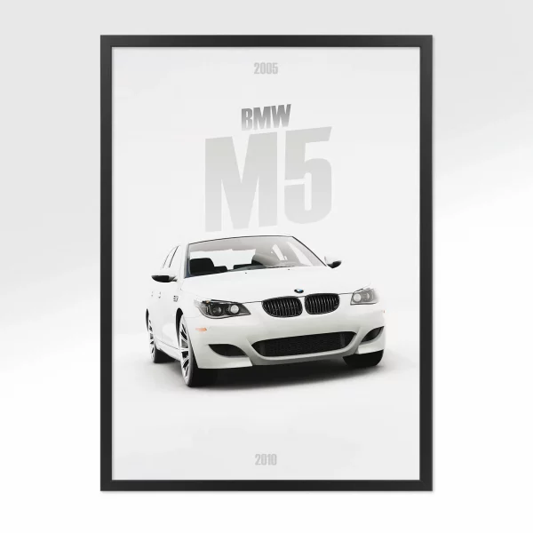 Poster BMW M5 2005 – Vue avant