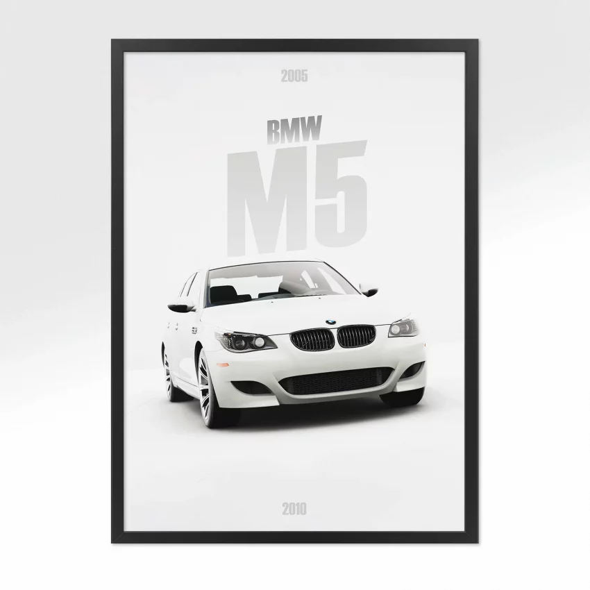 Poster BMW M5 2005 - Vue avant