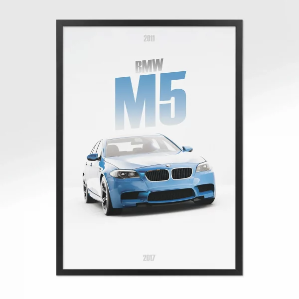 Poster BMW M5 2011 – Vue avant