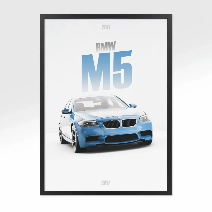 Poster BMW M5 2011 - Vue avant