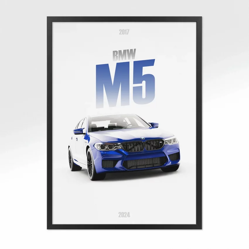 Poster BMW M5 2017 - Vue avant