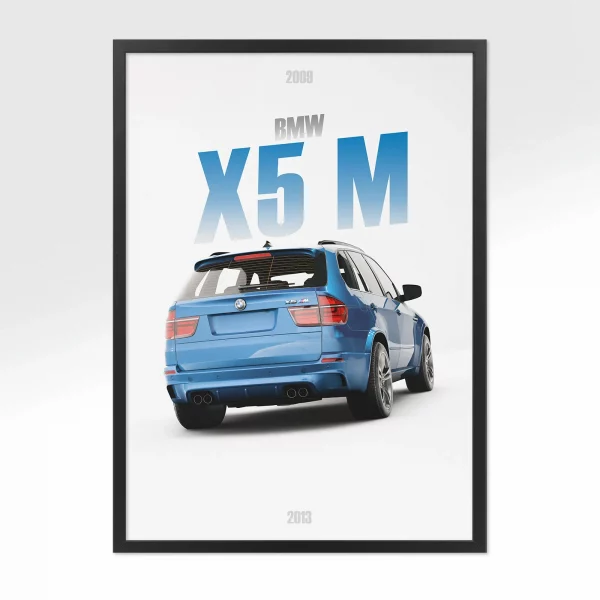 Poster BMW X5 M – Vue arrière