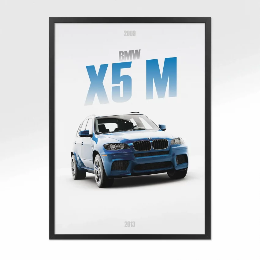 Poster BMW X5 M - Vue avant