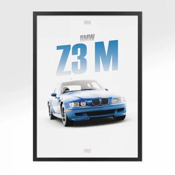 Poster BMW Z3 M – Vue avant