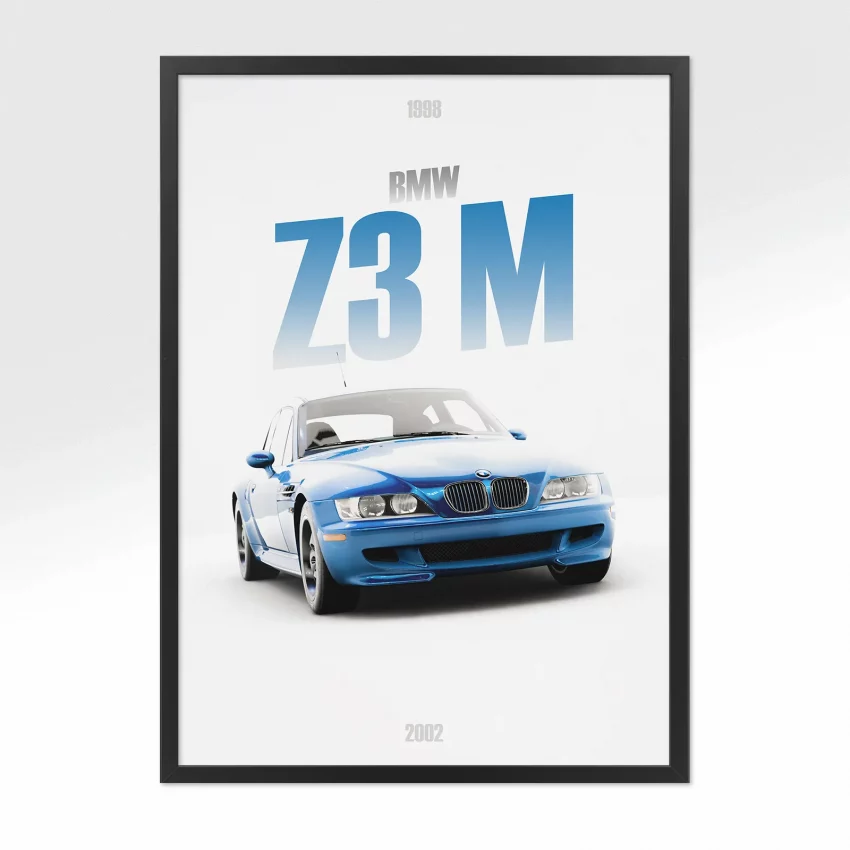 Poster BMW Z3 M - Vue avant