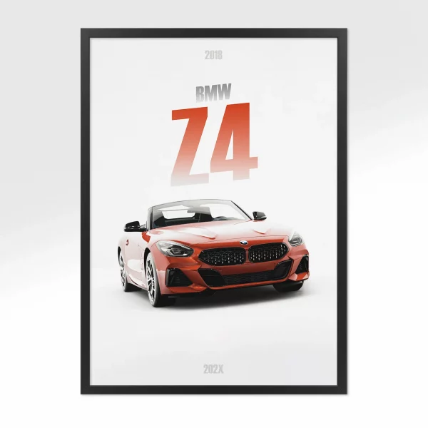 Poster BMW Z4 Roadster – Vue avant