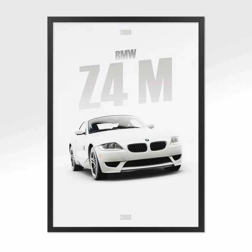 Poster BMW Z4 M - Vue avant
