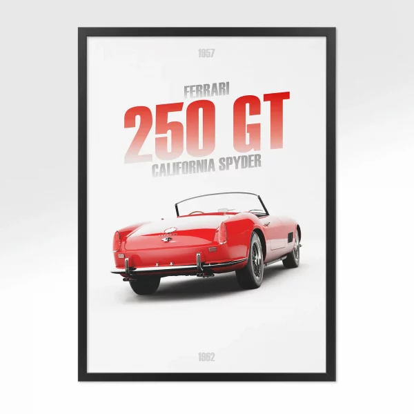 Poster Ferrari 250 GT California Spyder – Vue arrière