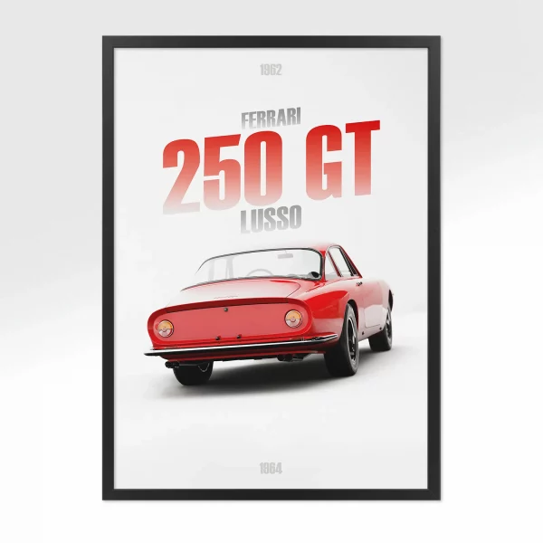 Poster Ferrari 250 GT Lusso – Vue arrière