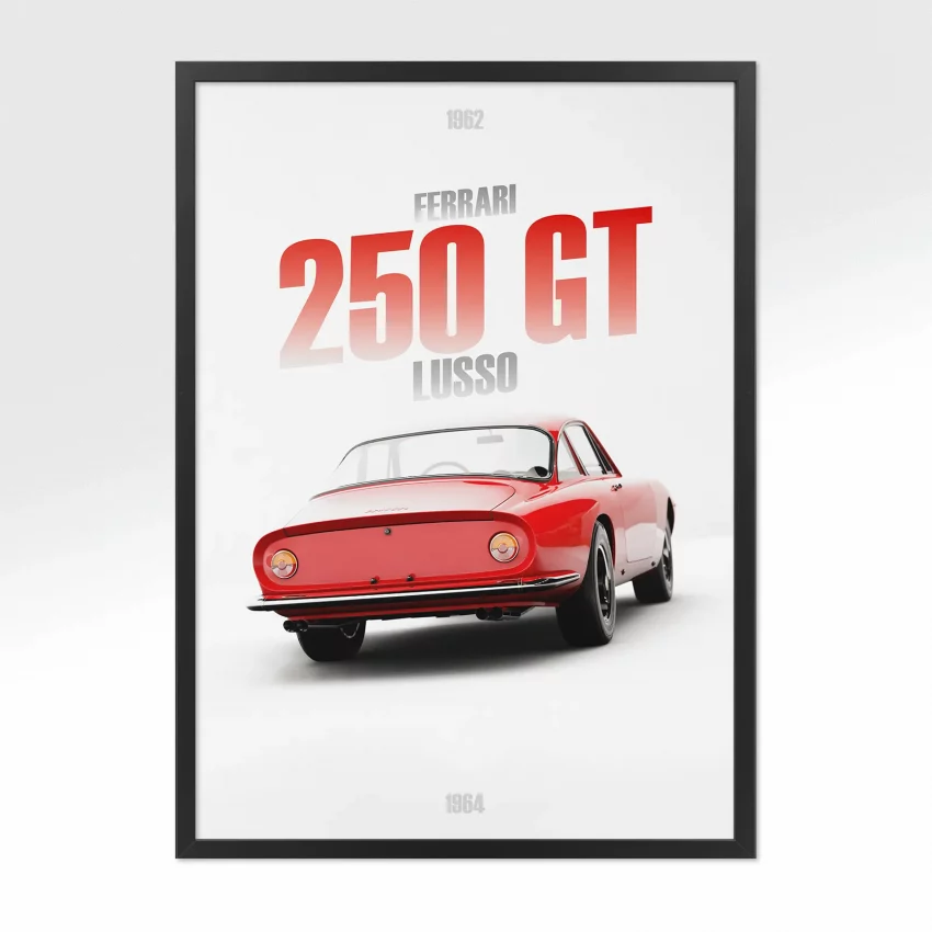 Poster Ferrari 250 GT Lusso - Vue arrière