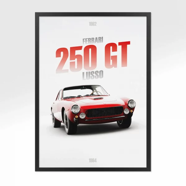 Poster Ferrari 250 GT Lusso – Vue avant