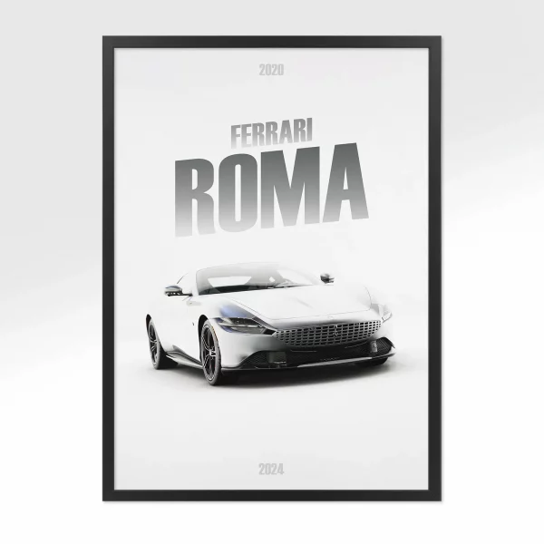 Poster Ferrari Roma – Vue avant