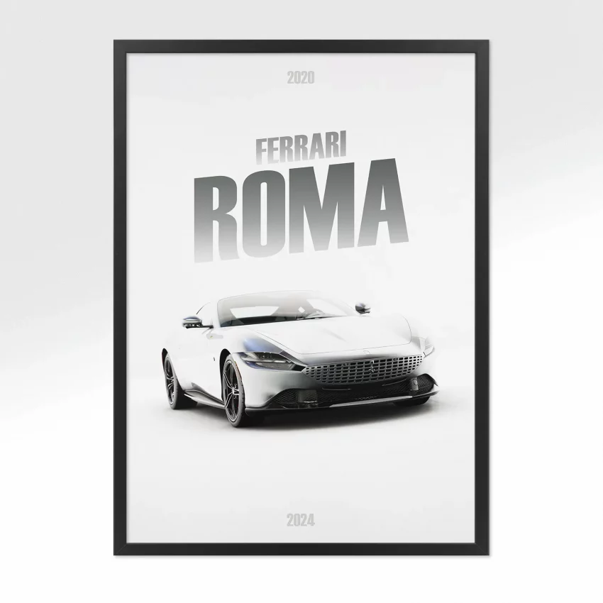 Poster Ferrari Roma - Vue avant