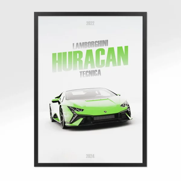 Poster Lamborghini Huracan Tecnica – Vue avant