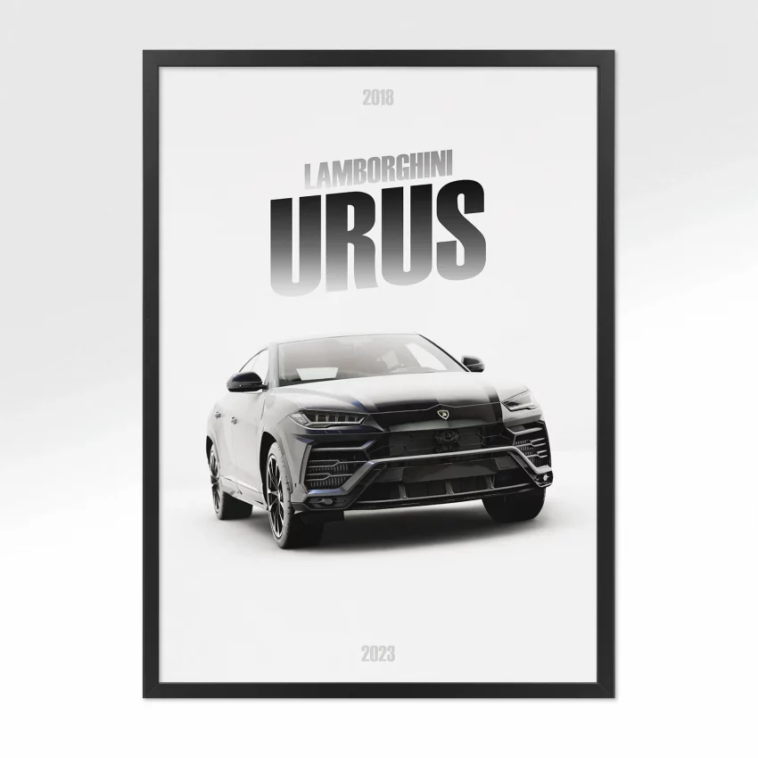 Poster Lamborghini Urus - Vue avant