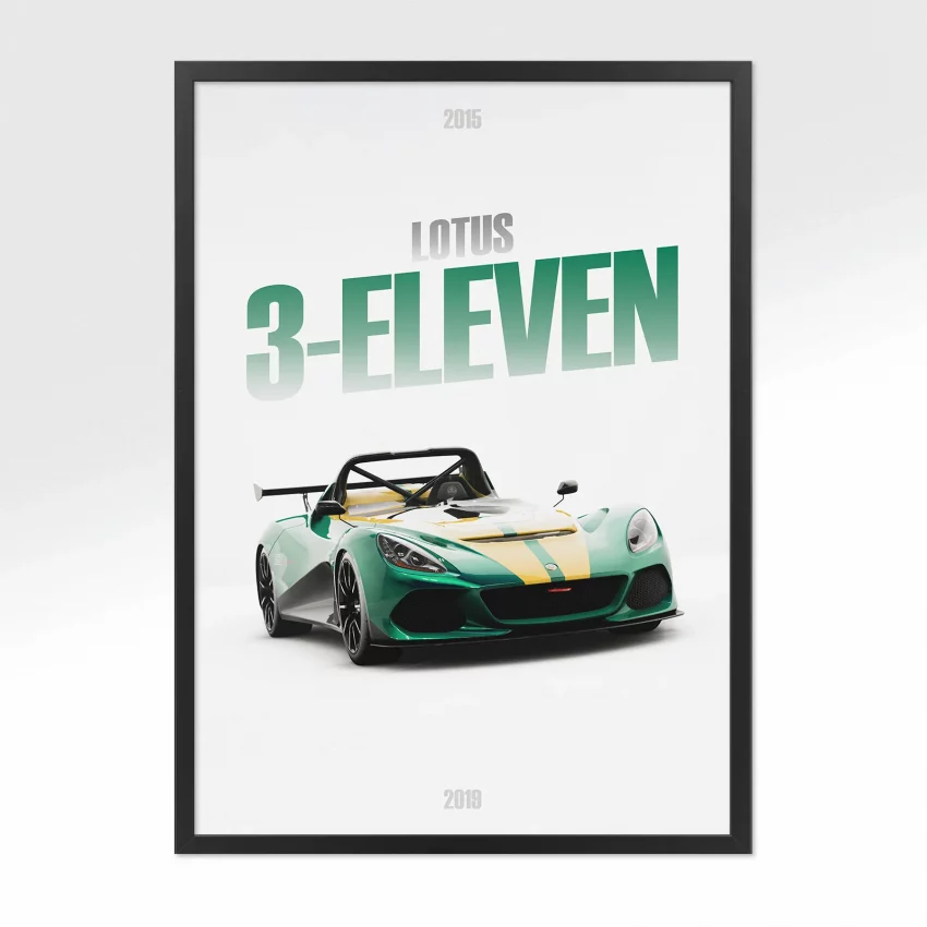 Poster Lotus 3-Eleven - Vue avant