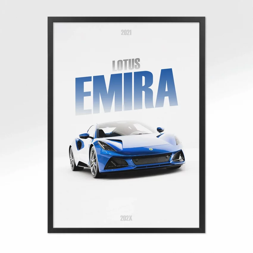 Poster Lotus Emira - Vue avant