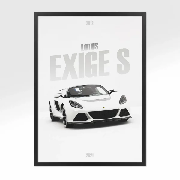 Poster Lotus Exige S – Vue avant